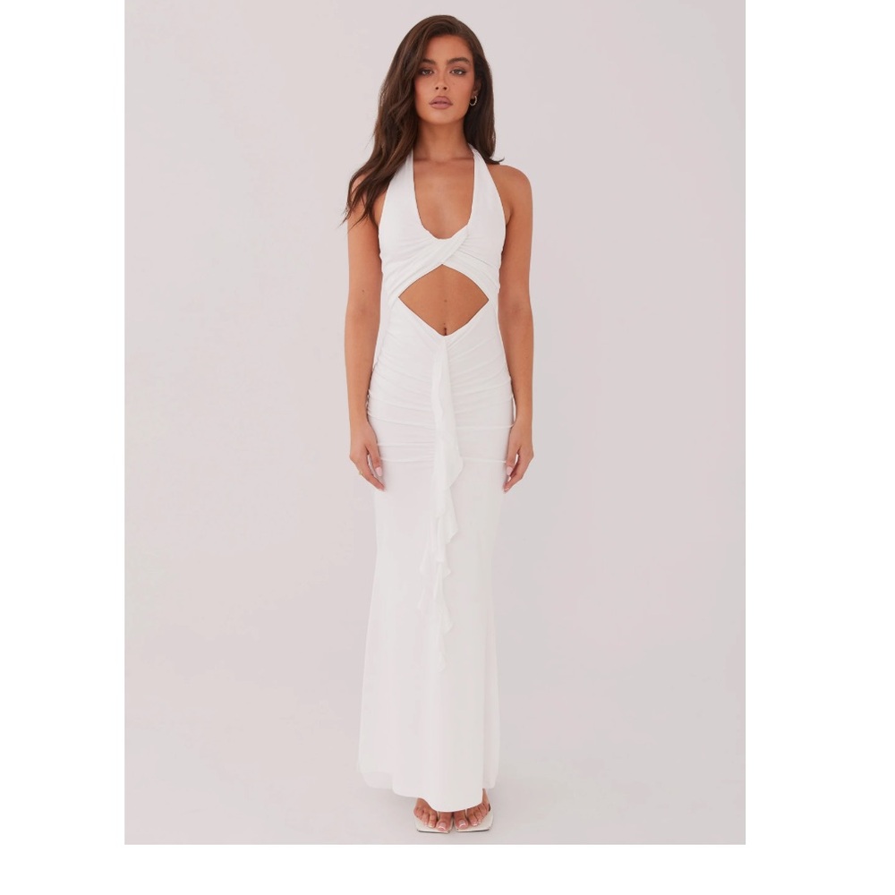 Peppermayo frill maxi dress